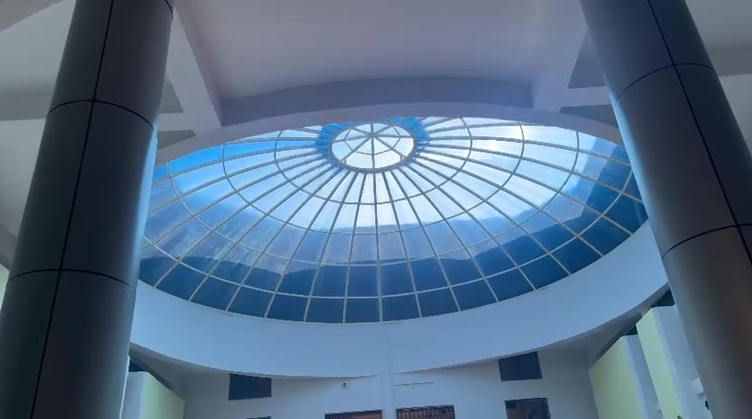 Skylight dome installed by Roop Glass Solutions at ARH, Airoli