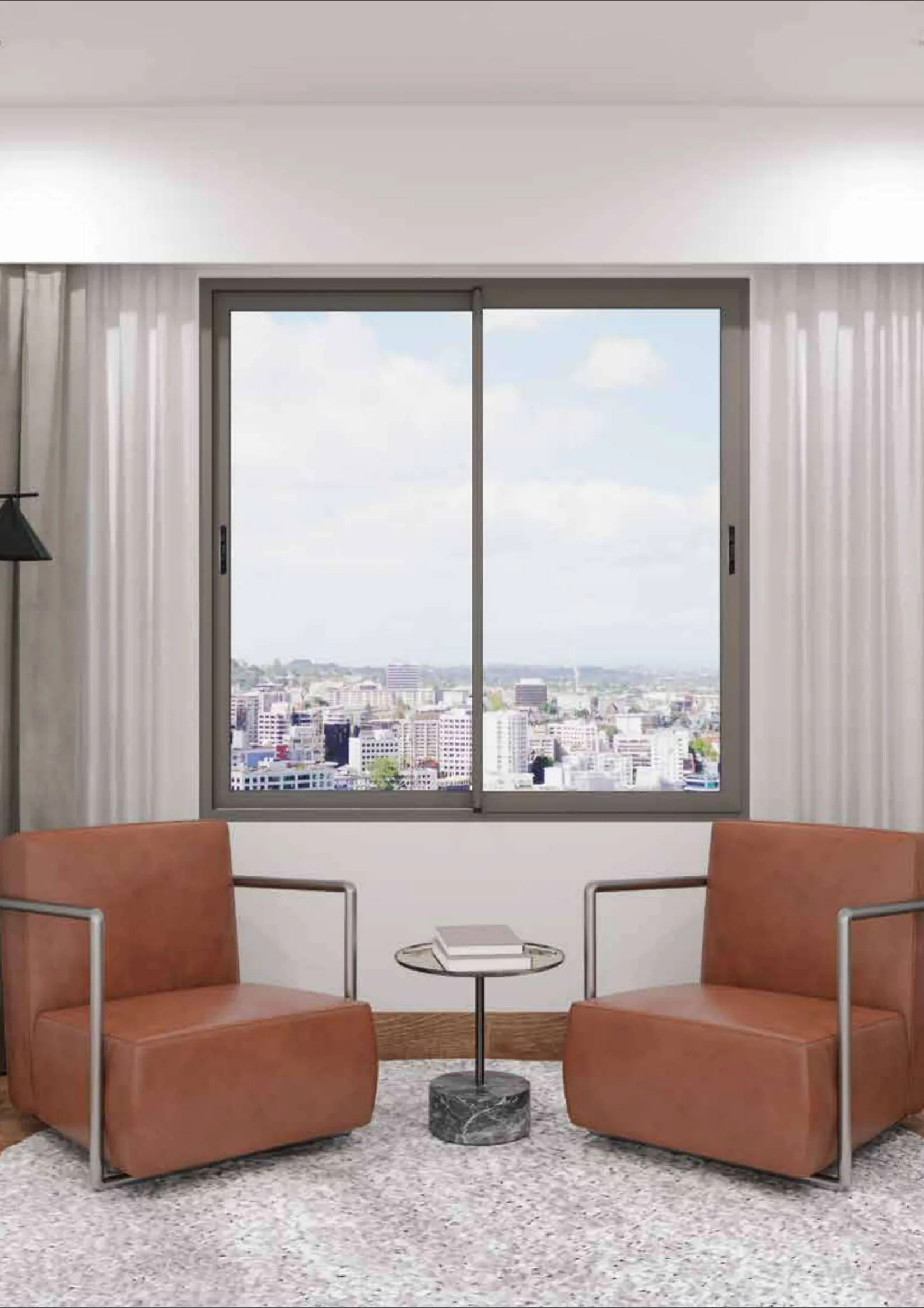 A2200 Budget Series aluminium glass budget sliding windows