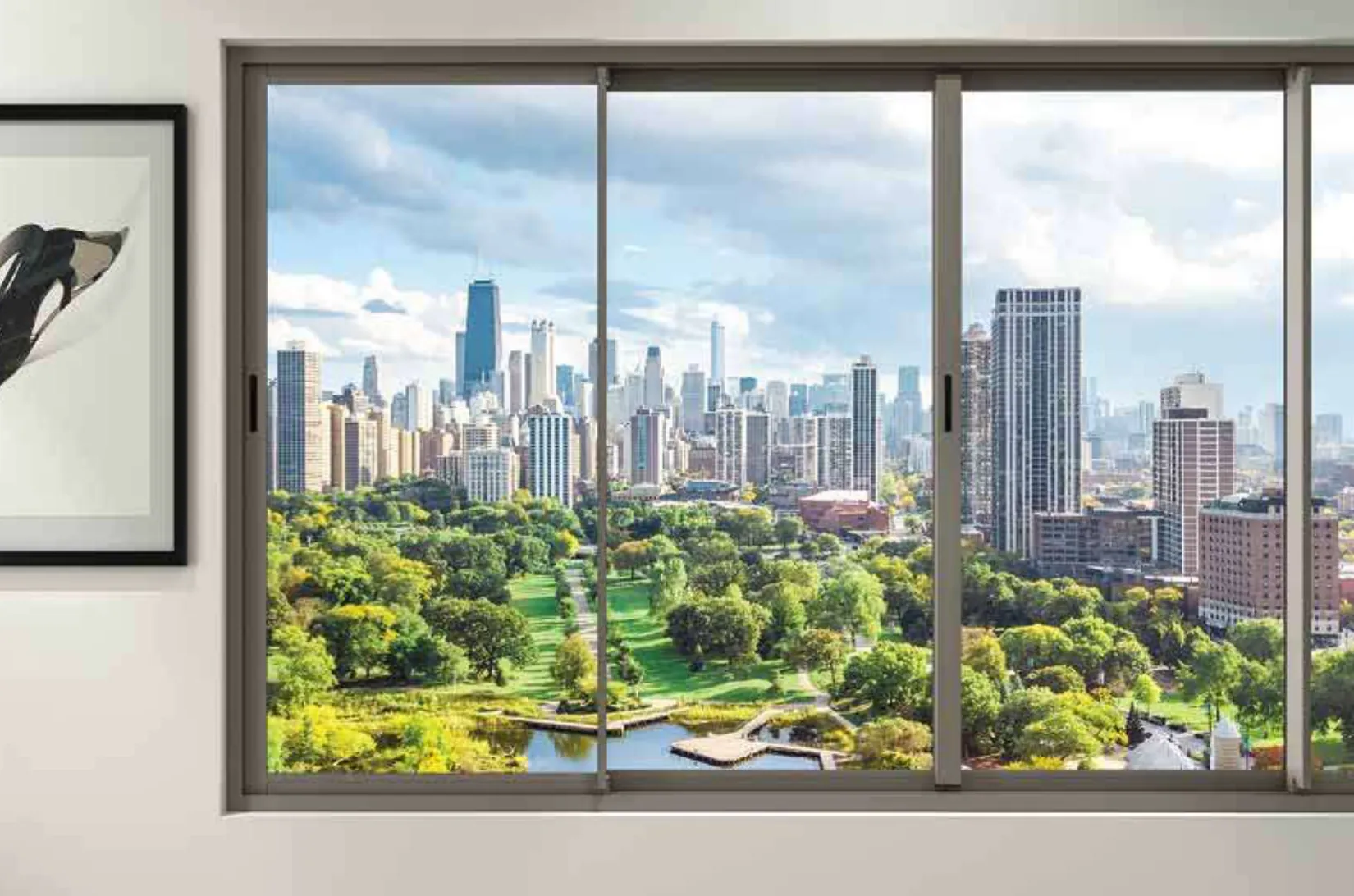 A3000 aluminium glass slim sliding windows